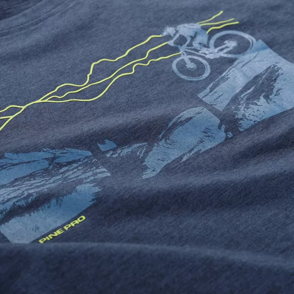  Pánske outdoorové tričko ALPINE PRO NOGER 2 MOONLIT OCEAN VARIANT PC 