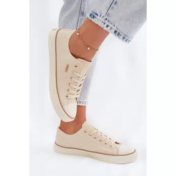  Dámske tenisky BIG STAR SHOES TT274773 BEIGE 