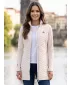 Dámsky hybridný kabát ALTISPORT IRYSA SVETLO BÉŽOVÁ