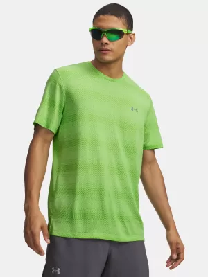 Pánske tričko UNDER ARMOUR VELOCITI SS 6009517-712 ZELENÁ
