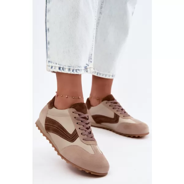  Dámske tenisky ZAZOO N1400/ BROWN 