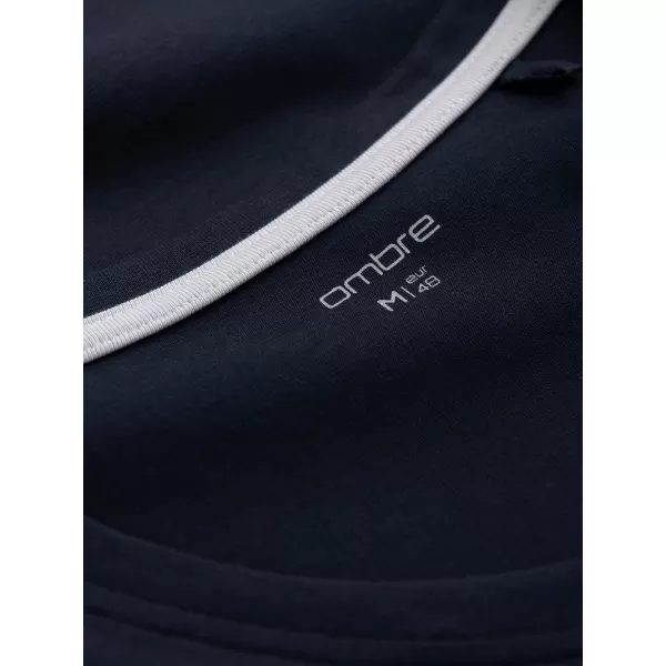  Pánske tričko OMBRE L172 NAVY BLUE 