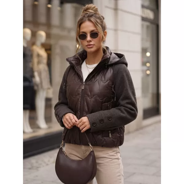  Dámska bunda DSTREET TY5935 HNEDÁ 