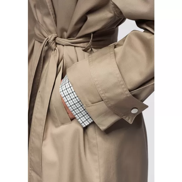  Dámsky kabát OMBRE OW-CT-E0002 BEIGE 