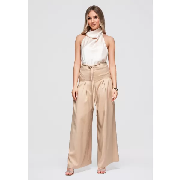  Dámske nohavice OMBRE OW-PA-E0014 TAUPE 