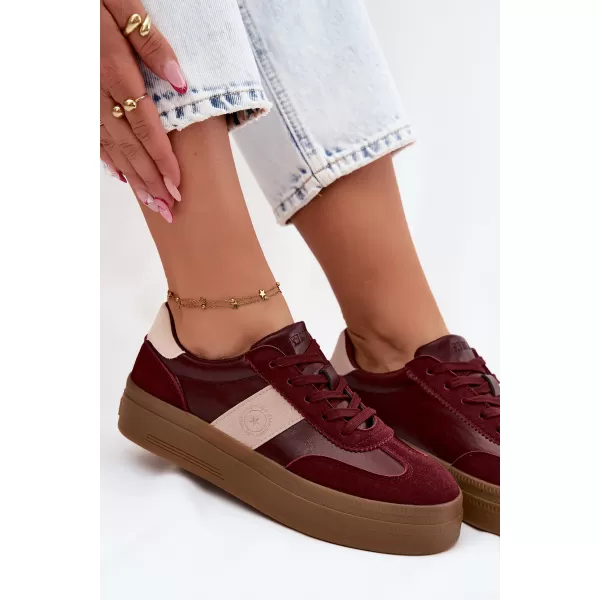  Dámske tenisky BIG STAR SHOES UU274013 RED 
