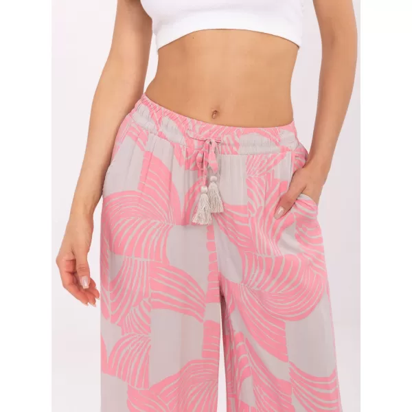  Dámske nohavice SUBLEVEL D73771M62237G PINK 