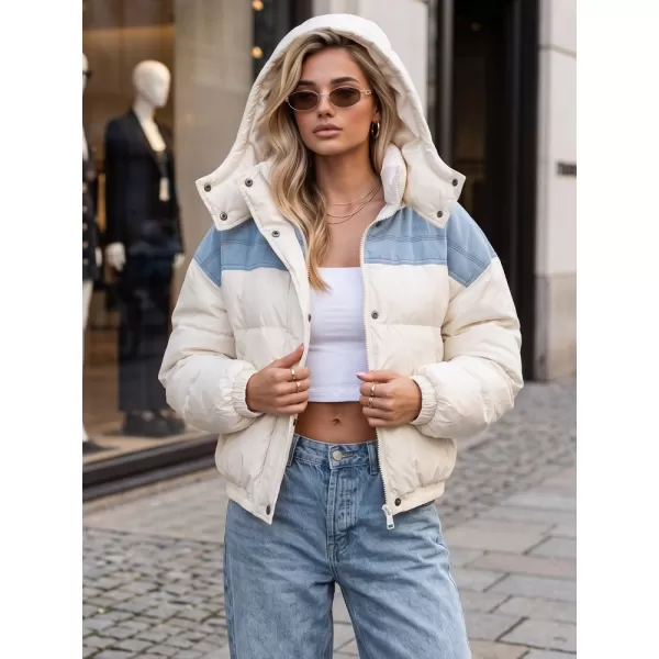  Dámska bunda DSTREET TY6086 ECRU 
