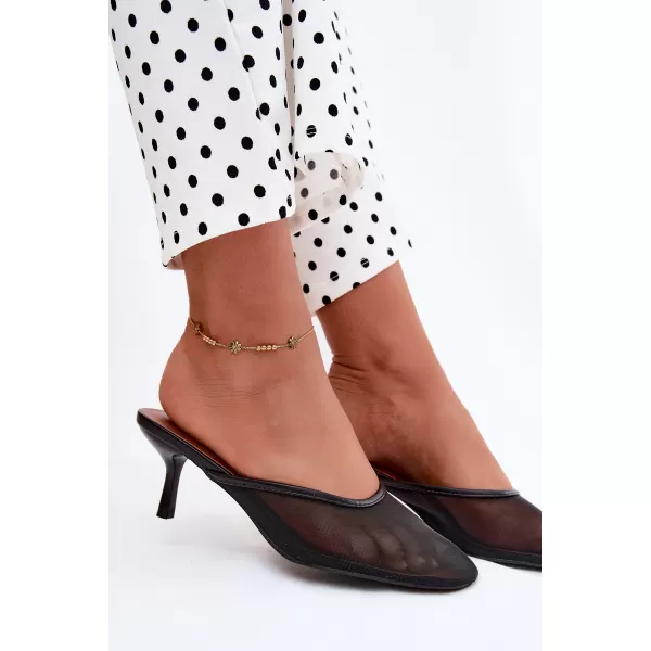  Dámske šľapky BOTO LN-81 BLACK 