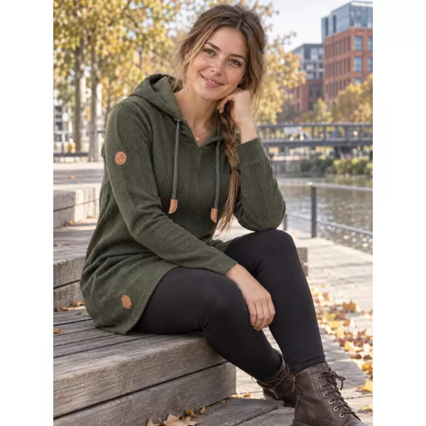  Dámska mikina ALTISPORT INA KHAKI 