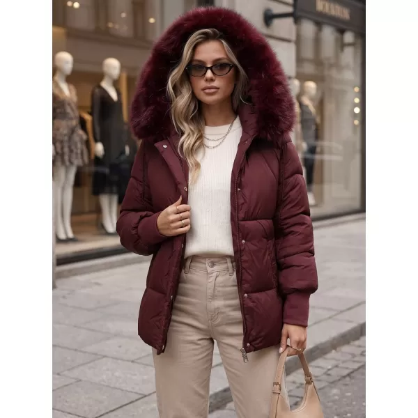  Dámska bunda DSTREET TY6003 BORDOVÁ 