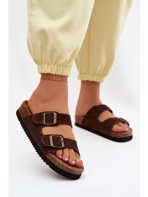 Dámske šľapky BOTO 2832 BROWN