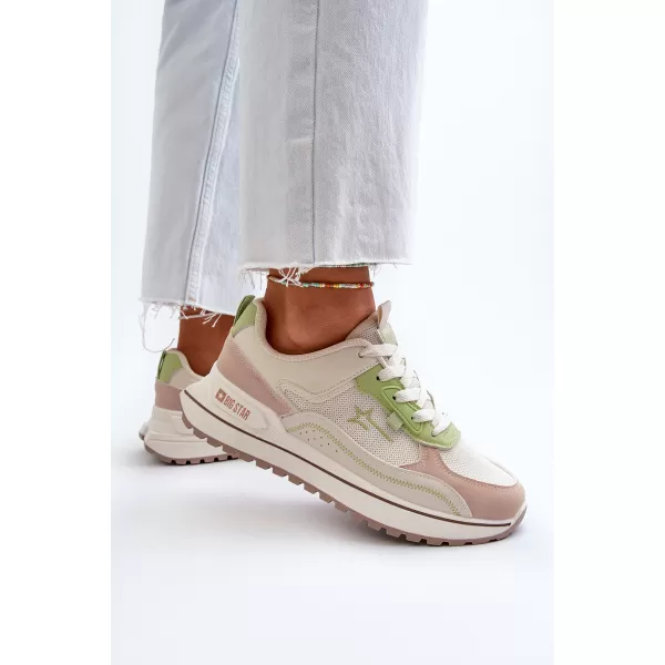  Dámske tenisky BIG STAR SHOES NN274A091 BEIGE 