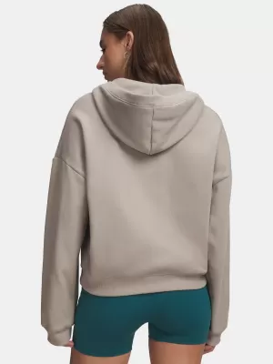 Dámska mikina UNDER ARMOUR ICON FLEECE HZ HOODIE 6012843-203 HNEDÁ