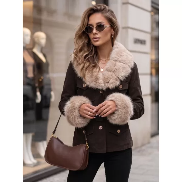  Dámska bunda DSTREET TY5851 HNEDÁ 