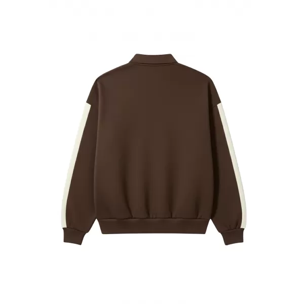  Pánske tričko s golierom URBAN CLASSICS TB8595-00075 BROWN 