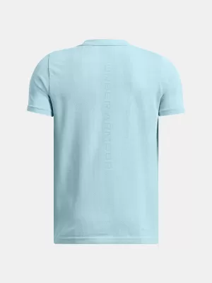 Chlapčenské tričko UNDER ARMOUR VANISH SEAMLESS SS 1388130-494 MODRÁ