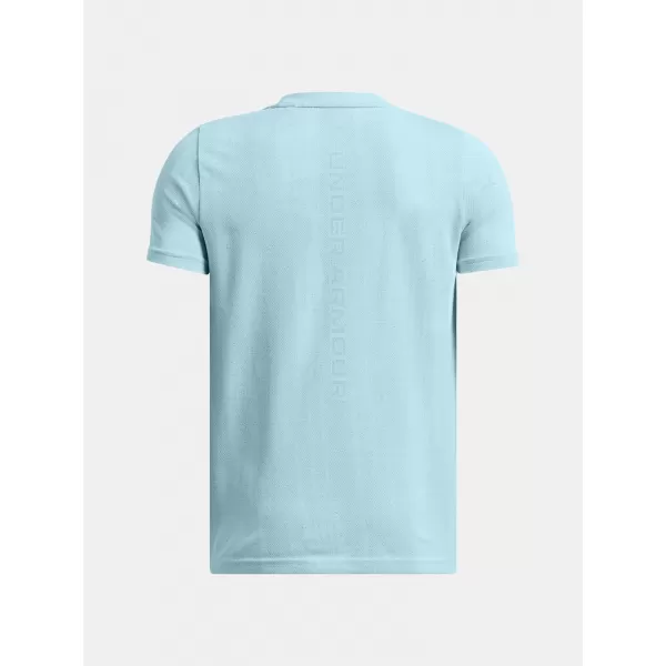 Chlapčenské tričko UNDER ARMOUR VANISH SEAMLESS SS 1388130-494 MODRÁ 