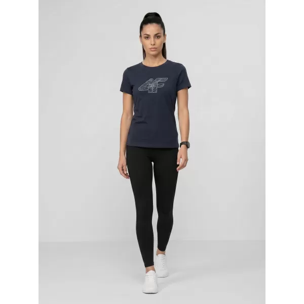  Dámske tričko 4F WMM00TTSHF3309 NAVY 
