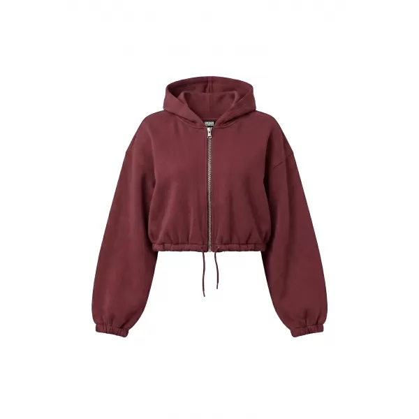  Dámska mikina URBAN CLASSICS TB8635-00606 BURGUNDY 