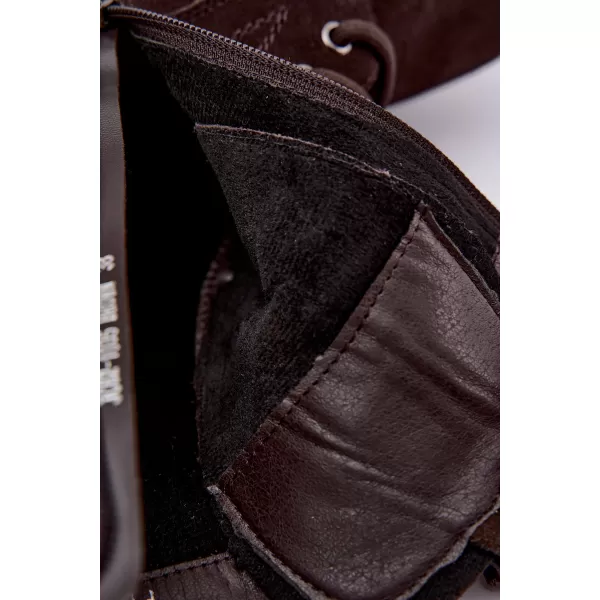  Dámske členkové topánky D&A JC62-1035 BROWN 