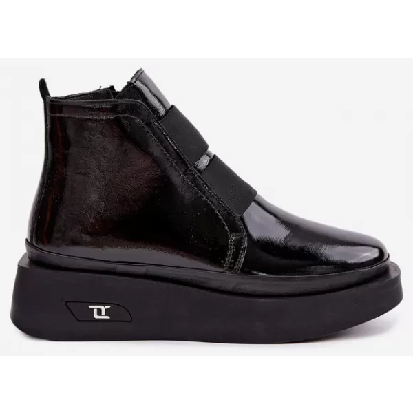  Dámske členkové topánky ARTIKER 55C0820 BLACK 