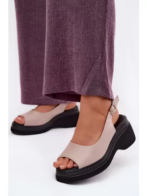 Dámske sandále VINCEZA 66936 BEIGE
