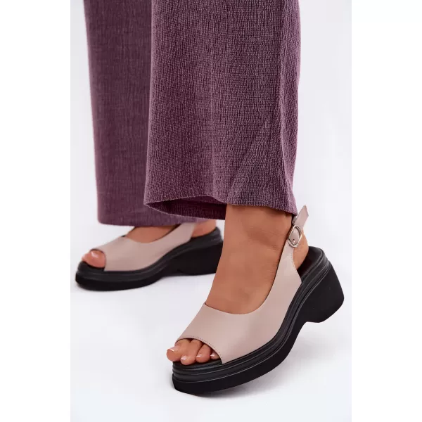  Dámske sandále VINCEZA 66936 BEIGE 