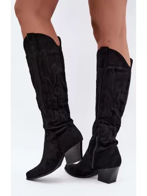 Dámske čižmy BOTO 9697A-1 BLACK