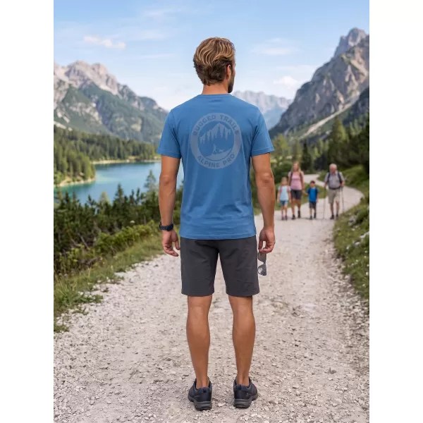  Pánske tričko ALPINE PRO TERMES 4 VALLARTA BLUE VARIANT PA 