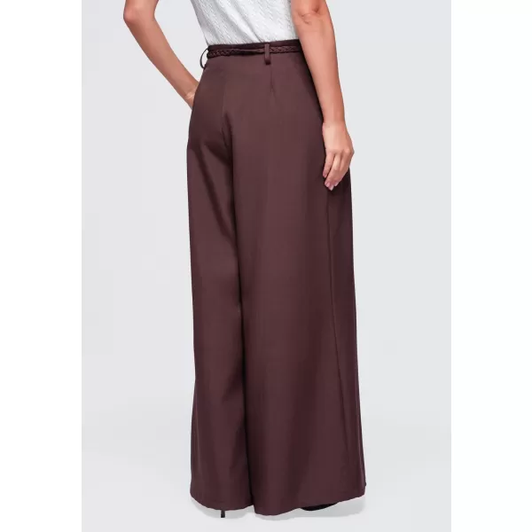  Dámske nohavice OMBRE OW-PA-E0018 BROWN 