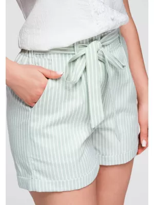 Dámske kraťasy OMBRE OW-ST-E0005 LIGHT GREEN