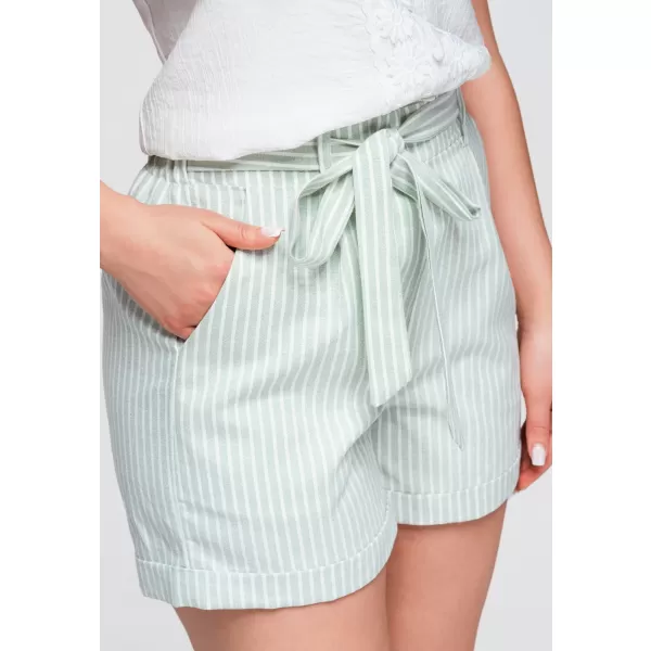  Dámske kraťasy OMBRE OW-ST-E0005 LIGHT GREEN 