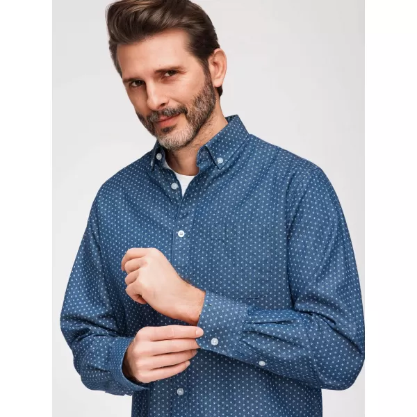  Pánska košeľa OMBRE K702 BLUE 