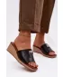 Dámske šľapky SERGIO LEONE KL325 BLACK