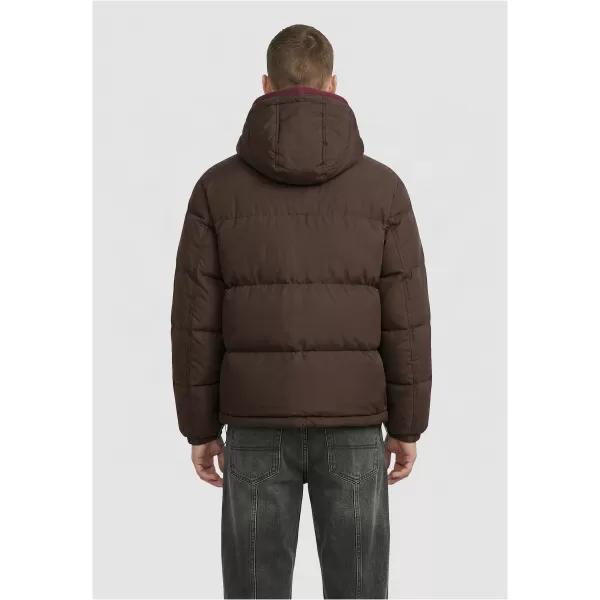  Pánska prešívaná bunda URBAN CLASSICS TB8703-21219 WARM BROWN 