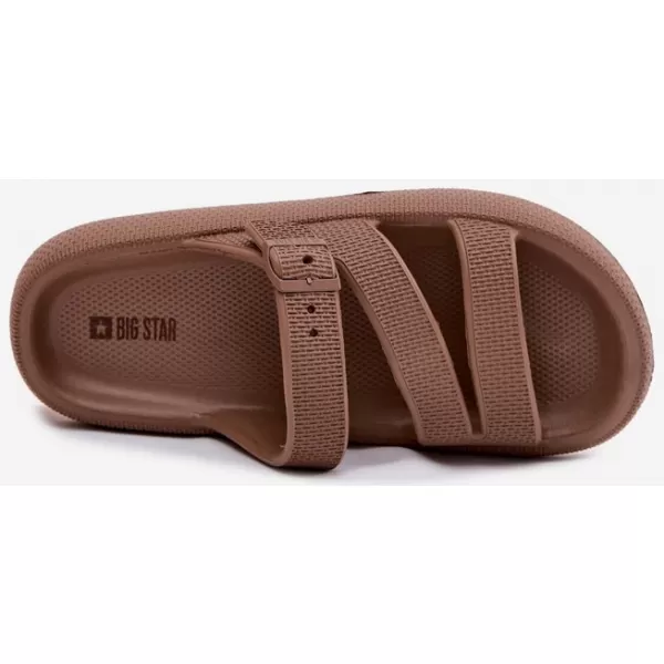  Dámske šľapky BIG STAR SHOES 42155-19 BROWN/BEIGE 