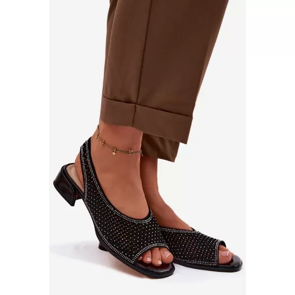  Dámske sandále D&A CR61-3131 BLACK 