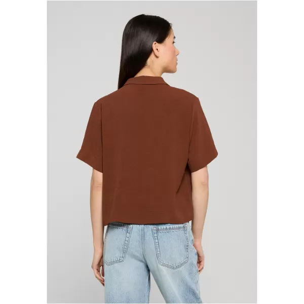  Dámska košeľa URBAN CLASSICS TB8283-21859 CINNAMON BROWN 