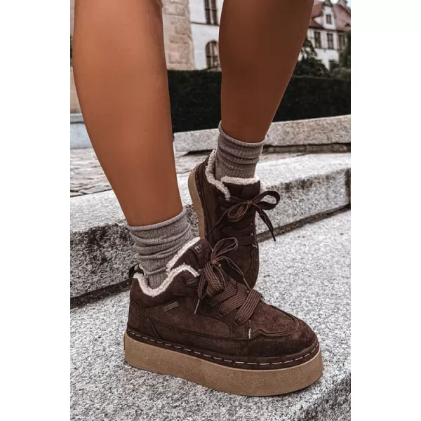  Dámske topánky BIG STAR SHOES UU274188 BROWN/BEIGE SHADOWS 
