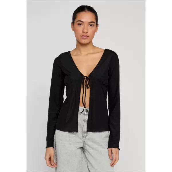 Dámske kardigan URBAN CLASSICS TB8187 BLACK 