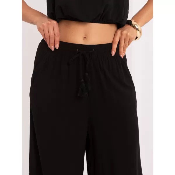  Dámske nohavice SUBLEVEL D73761AG62237L BLACK 