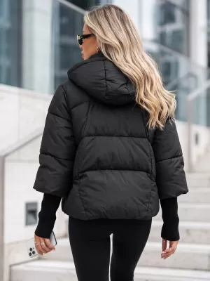 Dámska bunda DSTREET TY5826 ČIERNA