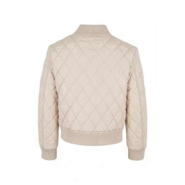  Dievčenská prešívaná bunda URBAN CLASSICS UCK806-02903 WHITE SAND 