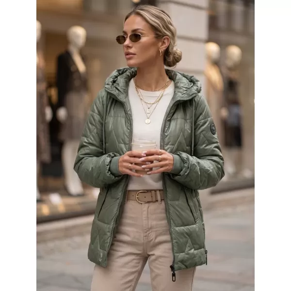  Dámska bunda DSTREET TY5802 ZELENÁ 