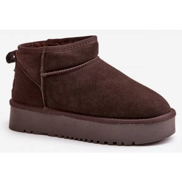  Dámske snehule BOTO NN604 BROWN 