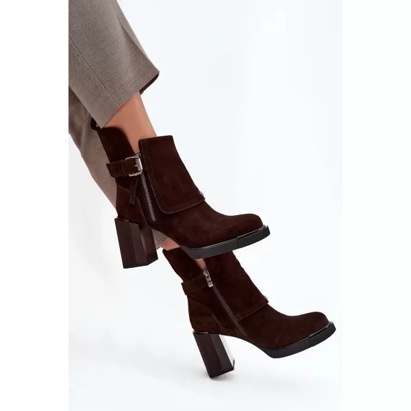  Dámske čižmy VINCEZA 91152 CHOCOLATE 