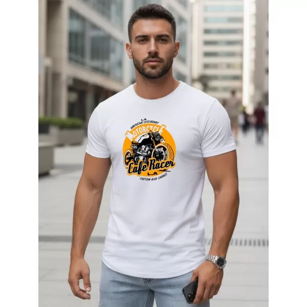  Pánske tričko DSTREET NX5095R-WH BIELA 