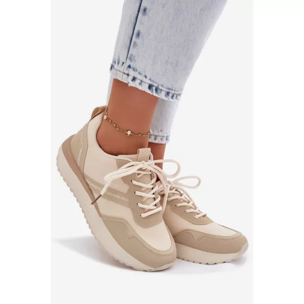  Dámske tenisky BIG STAR SHOES TT274278 BEIGE 