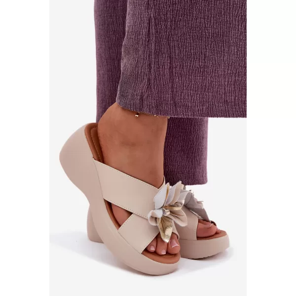  Dámske šľapky VINCEZA 41511 BEIGE 
